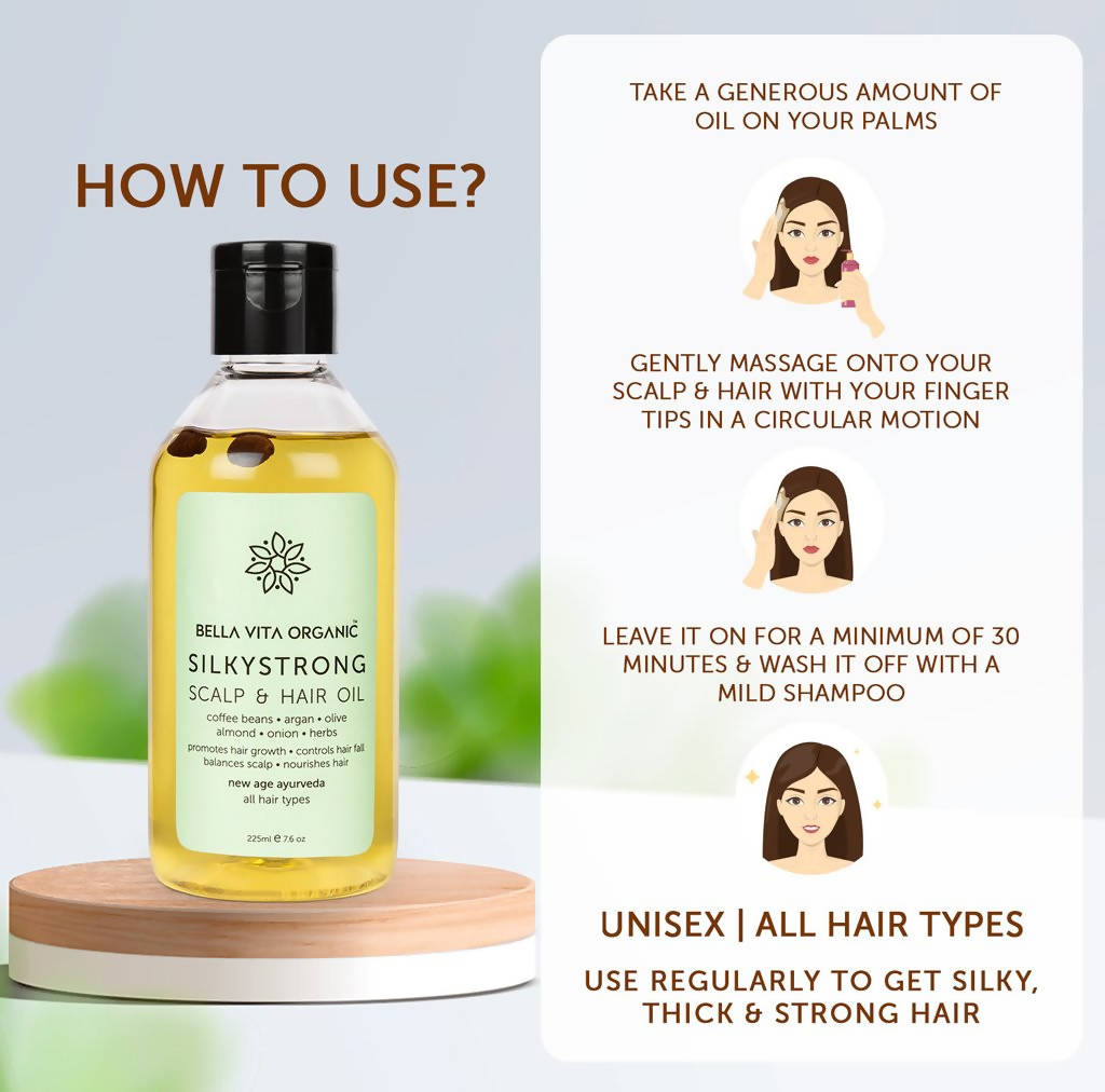 Bella Vita Organic Silky Strong Scalp & Hair Oil