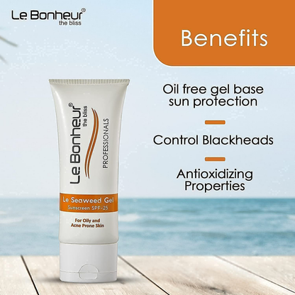 Le Bonheur Seaweed Gel Sunscreen SPF 25 For Skin Fairness