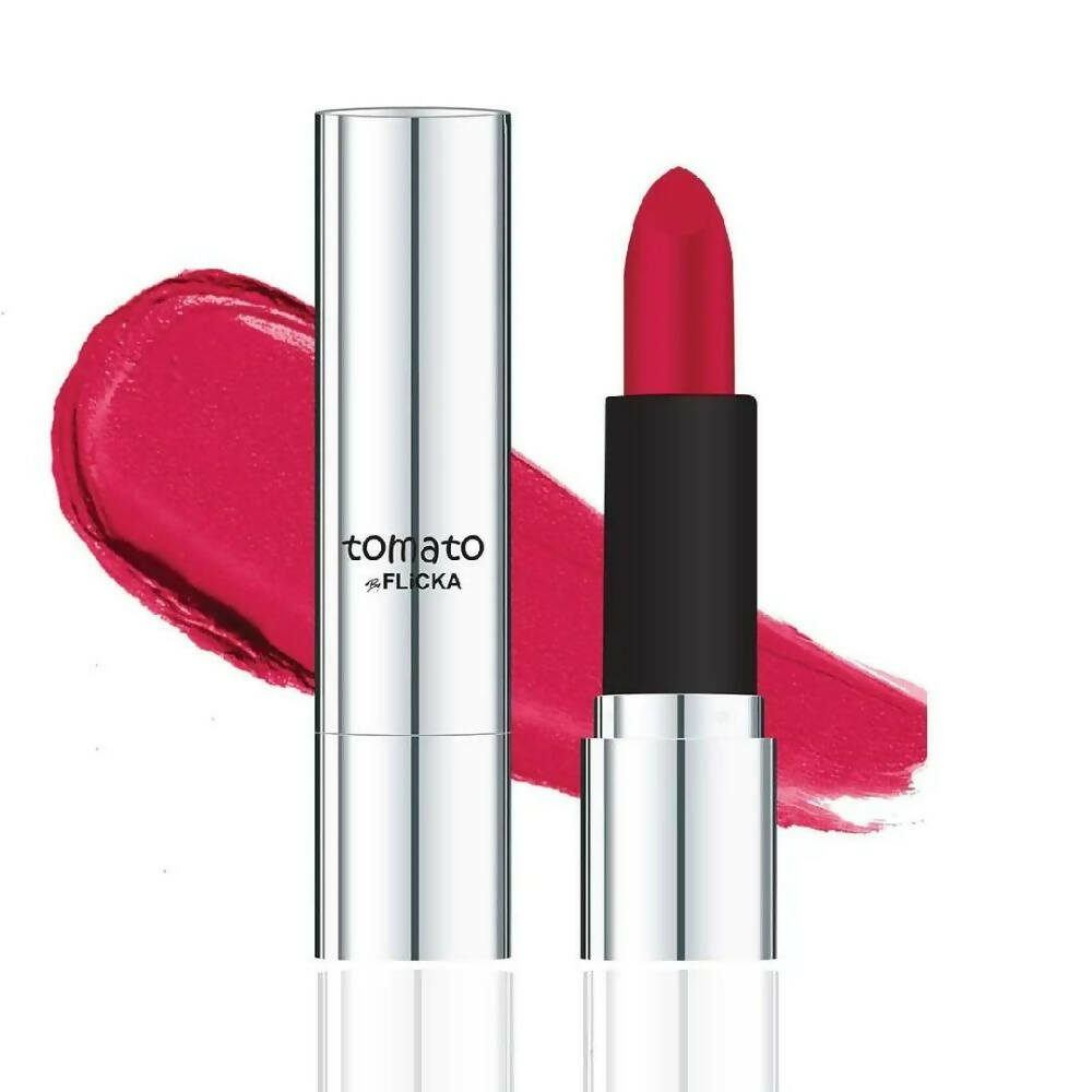 Flicka Tomato Pink Matte Finish Lipstick Shade 16