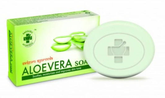 Buy Sadguru Ayurveda Aloevera Soap from DrMediCart, Ship from India to USA