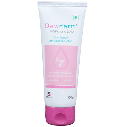 Dewderm Moisturising Lotion with Vitamin E, Aloe Vera & Jojoba Oil