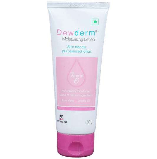 Dewderm Moisturising Lotion with Vitamin E, Aloe Vera & Jojoba Oil
