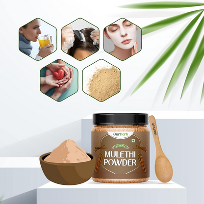 OurHerb Mulethi Powder Face Pack For Skin, Hair With Natural Pigmentation