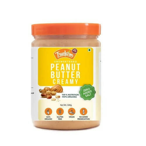 Buy Truefarm Organic Peanut Butter Creamy-Unsweetened from DrMediCart