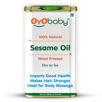Oyo Baby 100% Natural Baby Oil For New Born Wood Pressed Sesame Oil