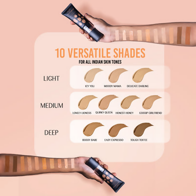 LoveChild By Masaba Gupta Skip Everything Blurring Serum Skin Tint - Easy Expresso - DrMediCart