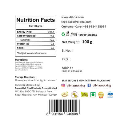 Dibha Watermelon Juice Instant Drink Primix
