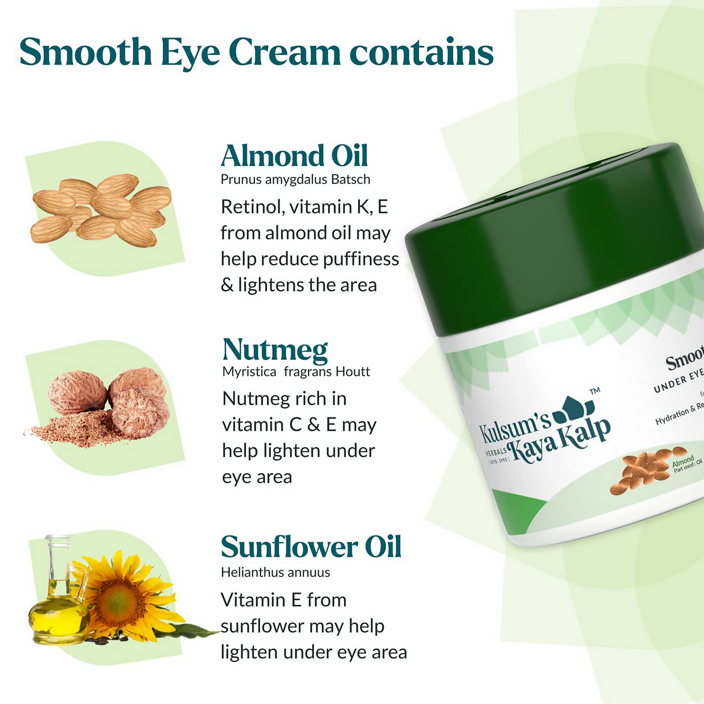 Kulsum's Kaya Kalp Smooth Under Eye Cream