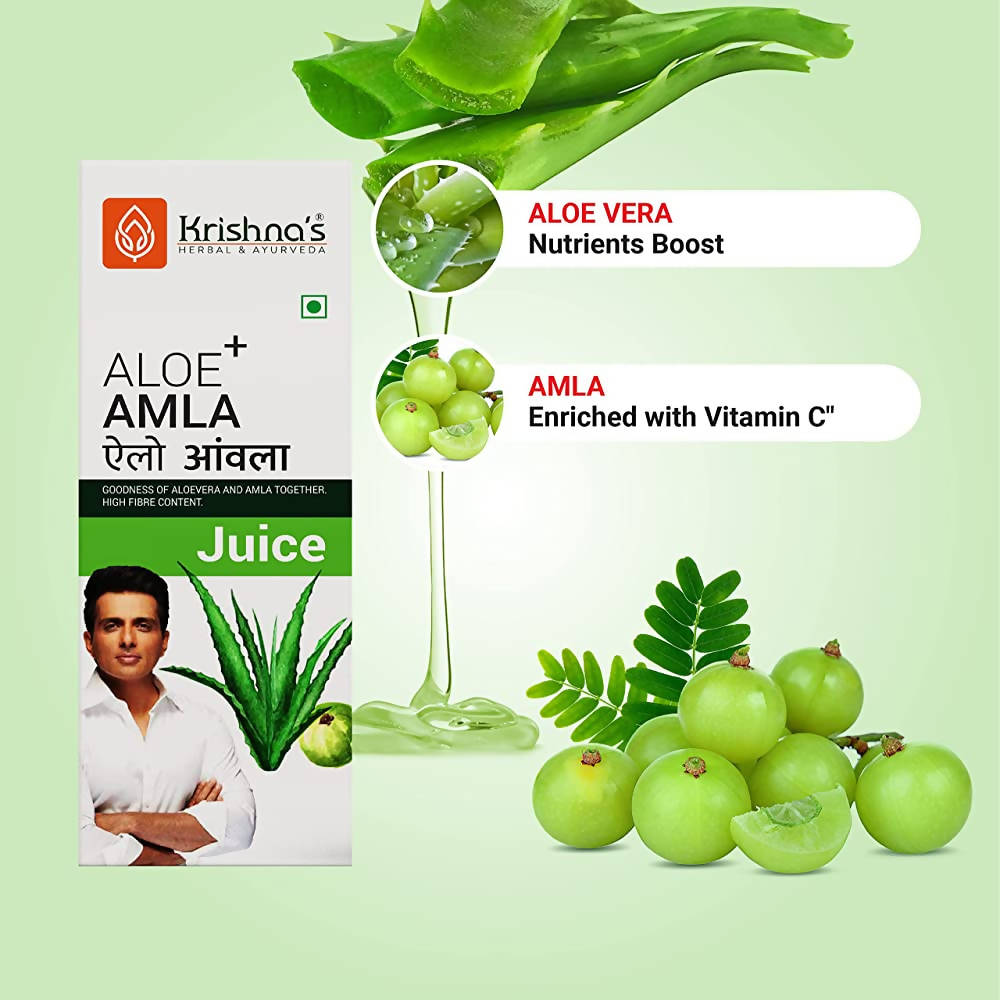 Krishna's Herbal & Ayurveda Aloe+ Amla Juice