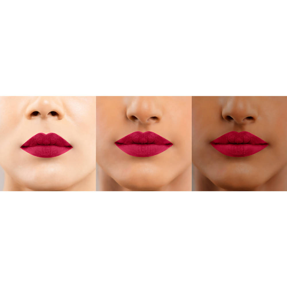 Lotus Make-Up Ecostay Matte Lip Lacquer - Rose Bloom (4 Gm) - DrMediCart