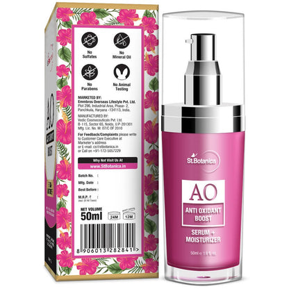 St.Botanica AO Anti Oxidant Boost Serum + Moisturiser