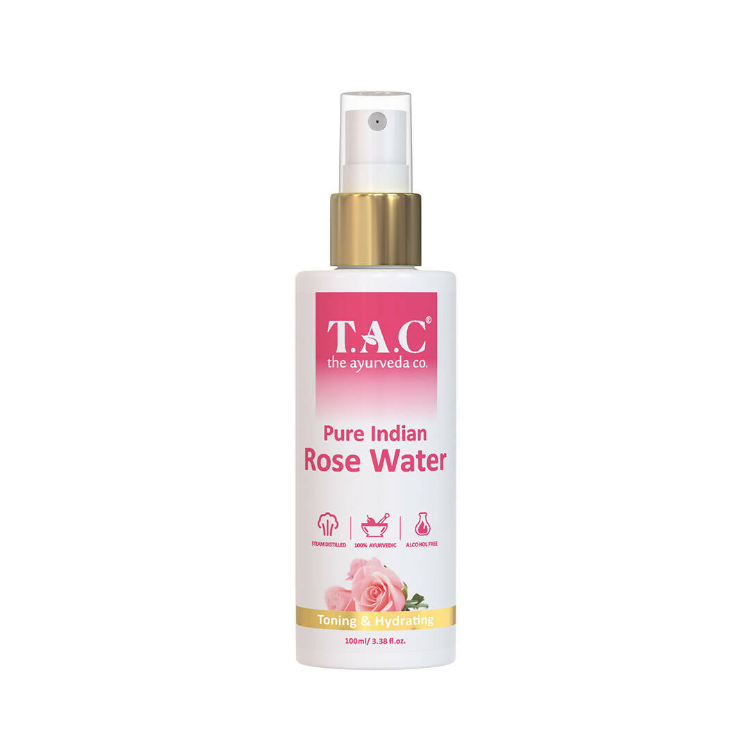TAC - The Ayurveda Co. Pure Indian Rose Water For Toning & Hydration for Women & Men