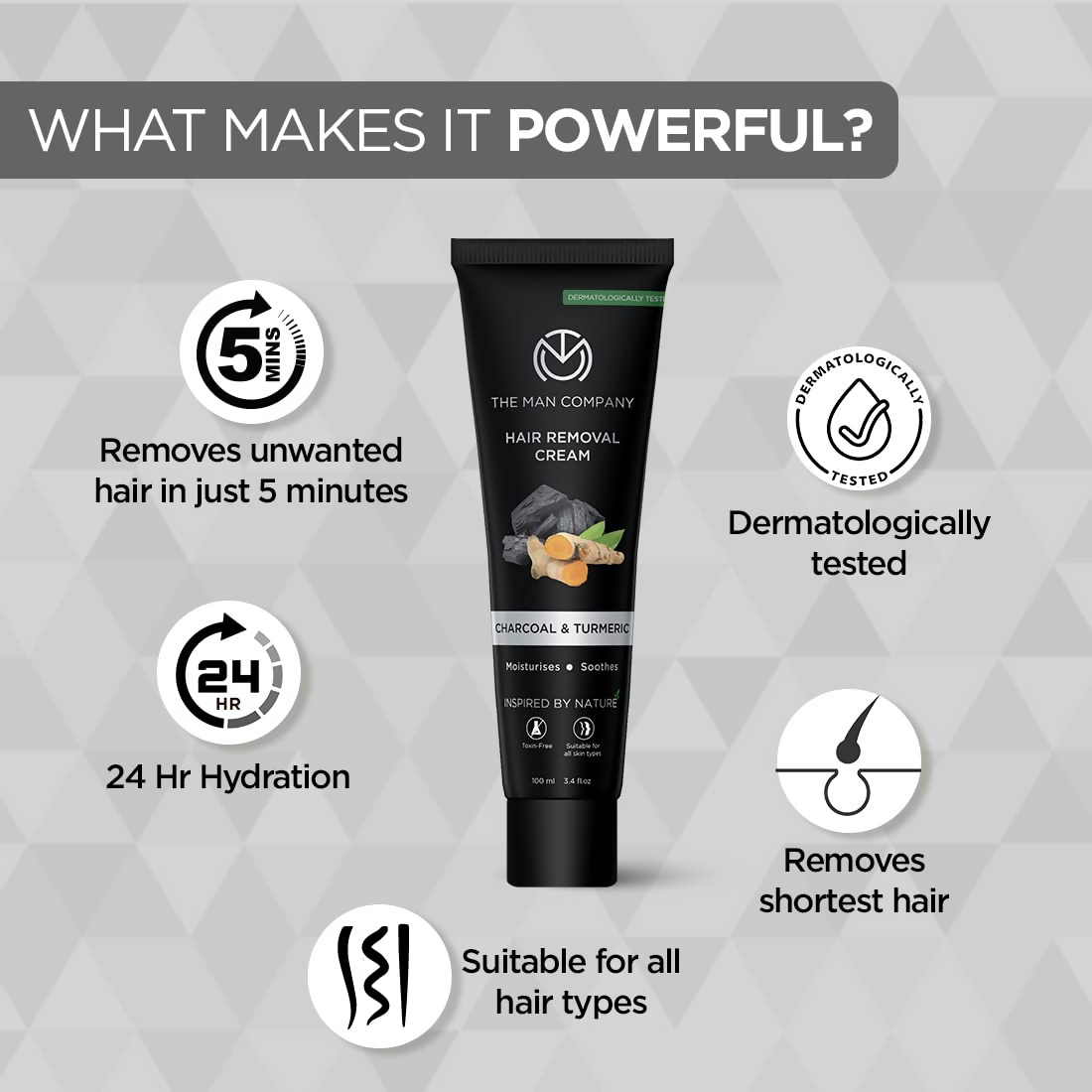 The Man Company Hair Removal Cream For Men