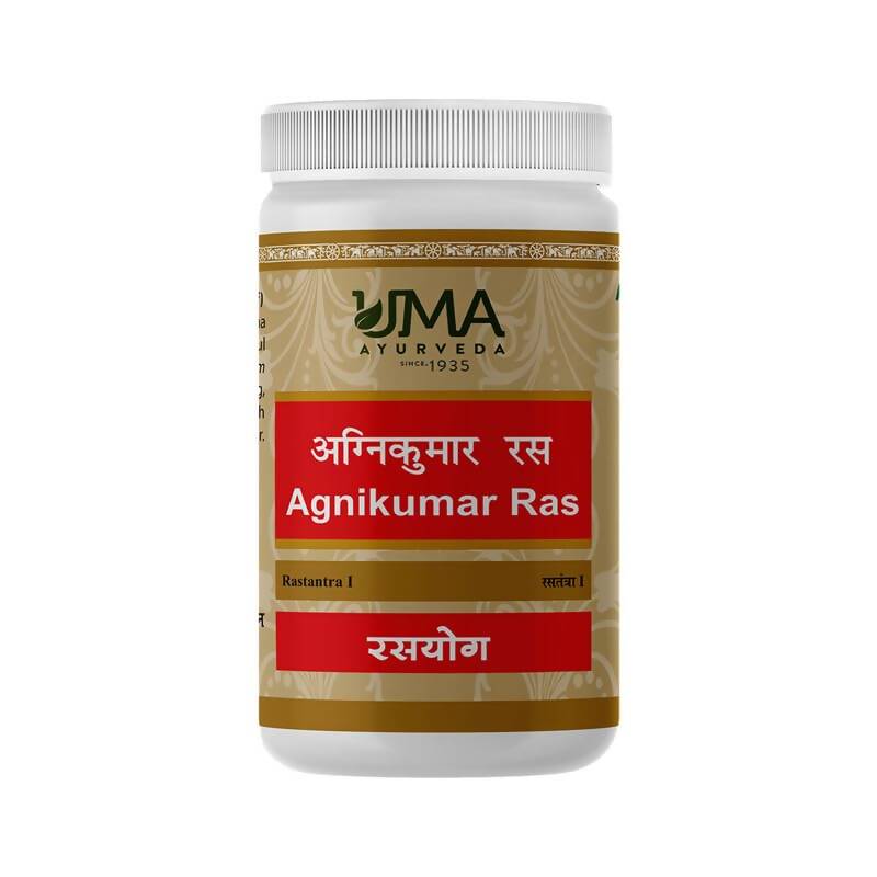 Uma Ayurveda Agnikumara Ras Ayurvedic Tablets - Drmedicart