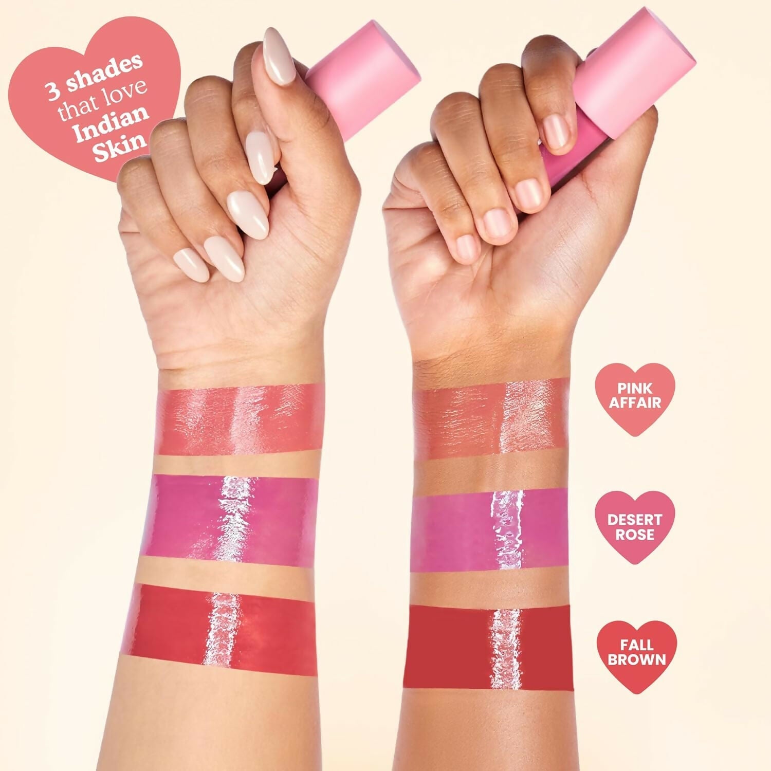 The Skin Diet Company Lip Barrier Tint Pink Affair - Nude Pink