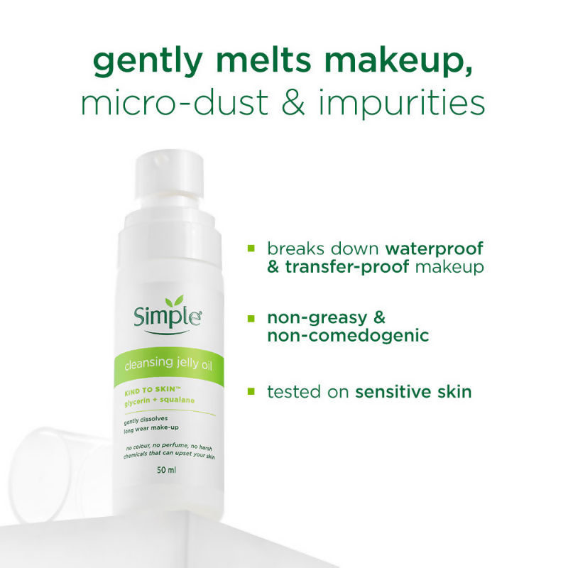Simple Kind To Skin Cleansing Jelly Oil