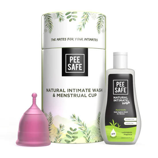Pee Safe Reusable Menstrual Cup Small And Wash For Women