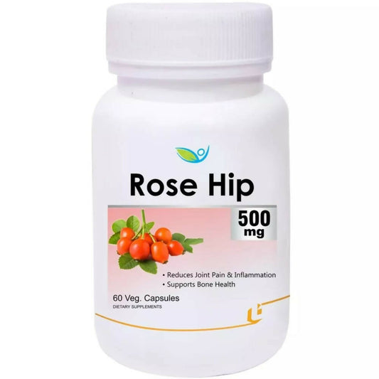 Buy Biotrex Rose Hip Extract 500mg Veg Capsules from DrMediCart, Ship from India to USA