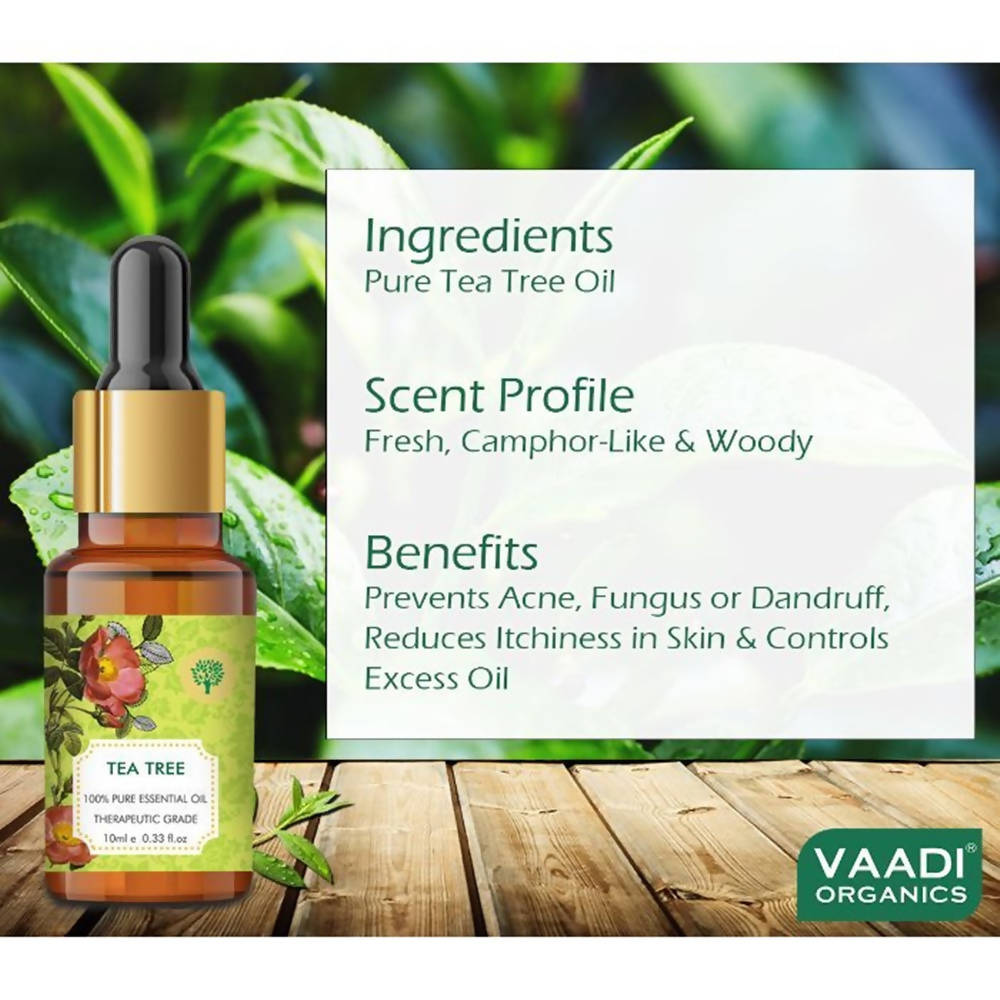 Vaadi Herbals Tea Tree Oil Therapeutic Grade - Drmedicart