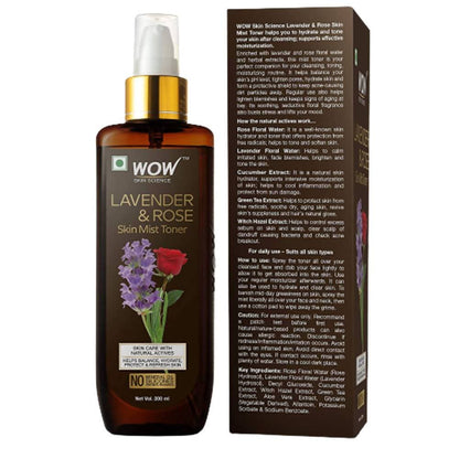 Wow Skin Science Lavender & Rose Skin Mist Toner - Drmedicart