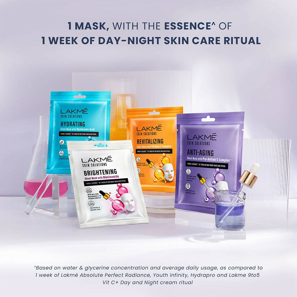 Lakme Skin Solutions Brightening Sheet Mask - Drmedicart