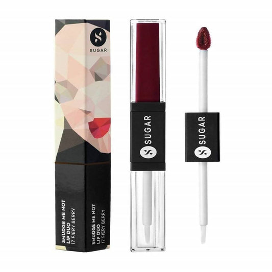 Sugar Smudge Me Not Lip Duo - Fiery Berry (Marsala) 