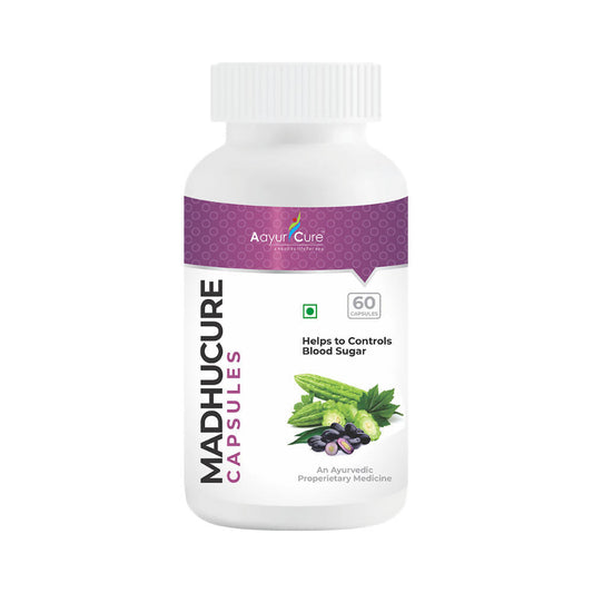 Buy Aayur Cure Madhucure Capsules from DrMediCart, Ship from India to USA