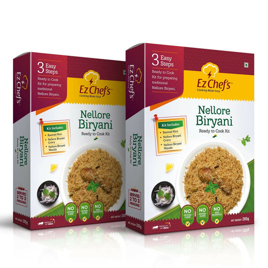 Ez Chef's Nellore Biryani Kit (Andhra Biryani) - Andhra's Famous Biryani