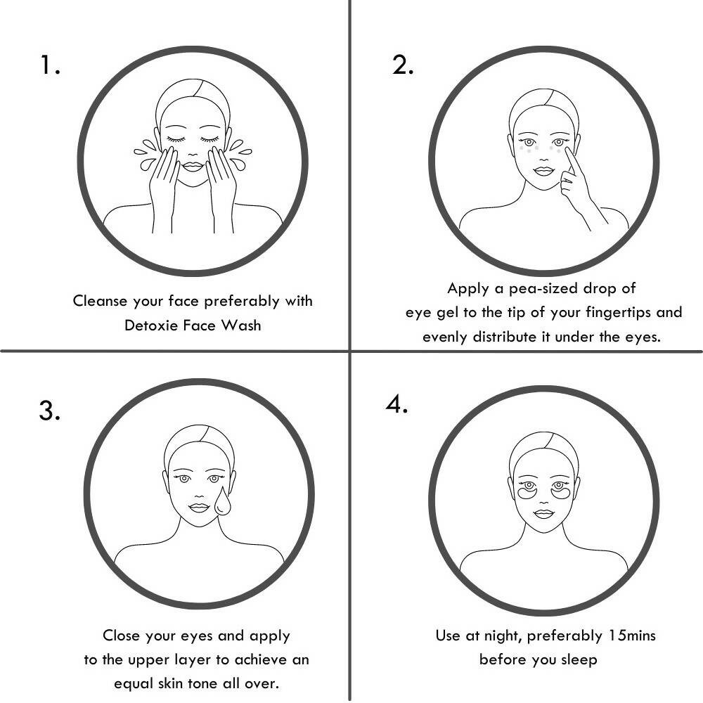 Detoxie Dark Circle Repair & Anti-Fatigue Under Eye Gel