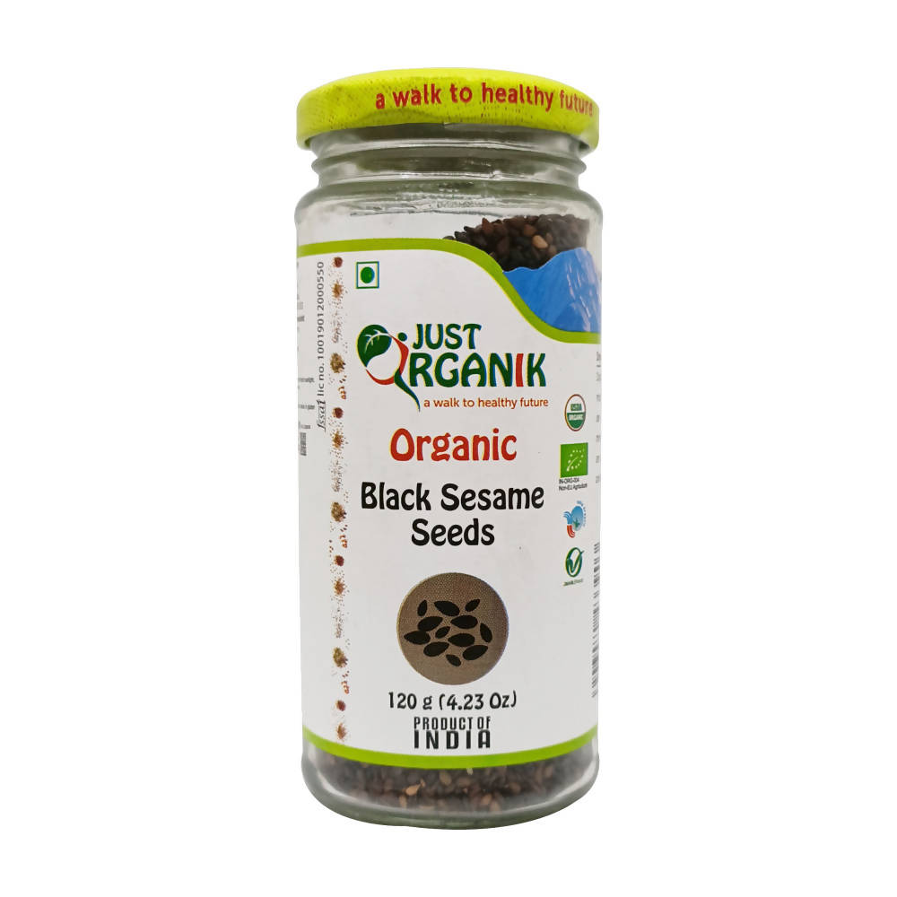 Buy Just Organik Black Sesame Seeds (Kala Til) from DrMediCart, Ship from India to USA