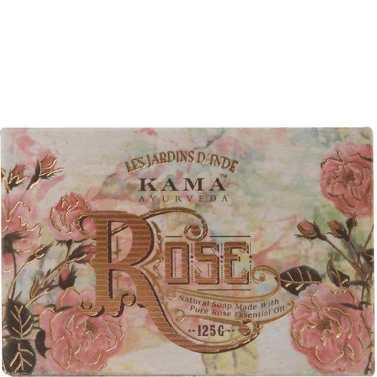 Buy Kama Ayurveda Natural Rose Soap 125gm from DrMediCart, Ship from India to USA