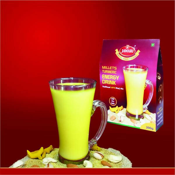 Jawari Millets Turmeric Drink With Nuts