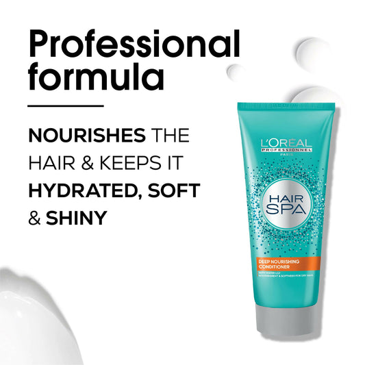 L'Oreal Paris Professionnel Hair SPA Deep Nourishing Conditioner for Dry Hair with Water Lily - DrMediCart