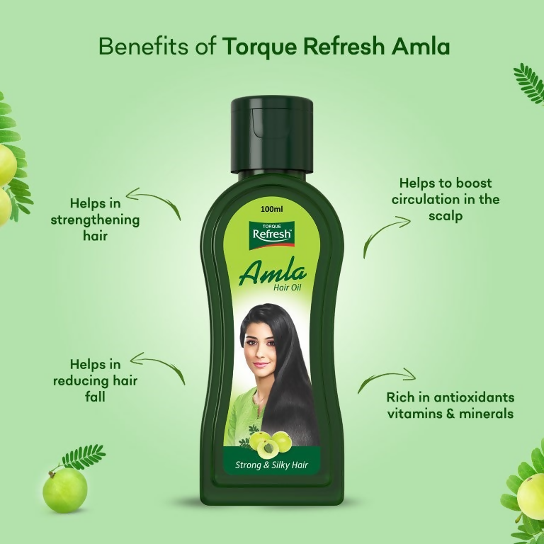 Torque's Refresh Amla Hair Oil For Strong, Long And Thick Hair