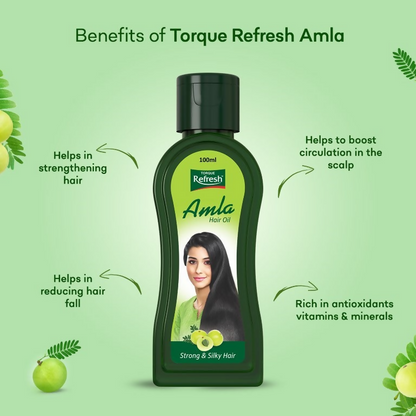 Torque's Refresh Amla Hair Oil For Strong, Long And Thick Hair