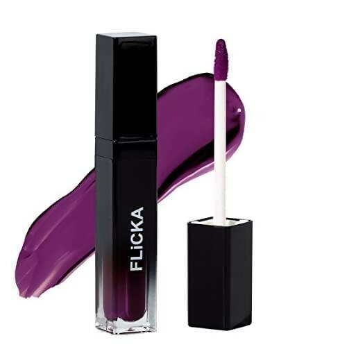 FLiCKA Set and Attack Liquid Matte Lipstick 13 Hot Ticket - Purple