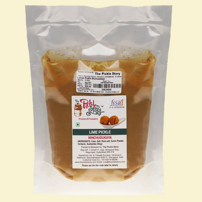 The Pickle Story Ninchudkaya – Stuffed Full Lime Pickle