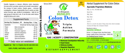 Dr.Bhargav’s Colon Detox Laxative Capsules