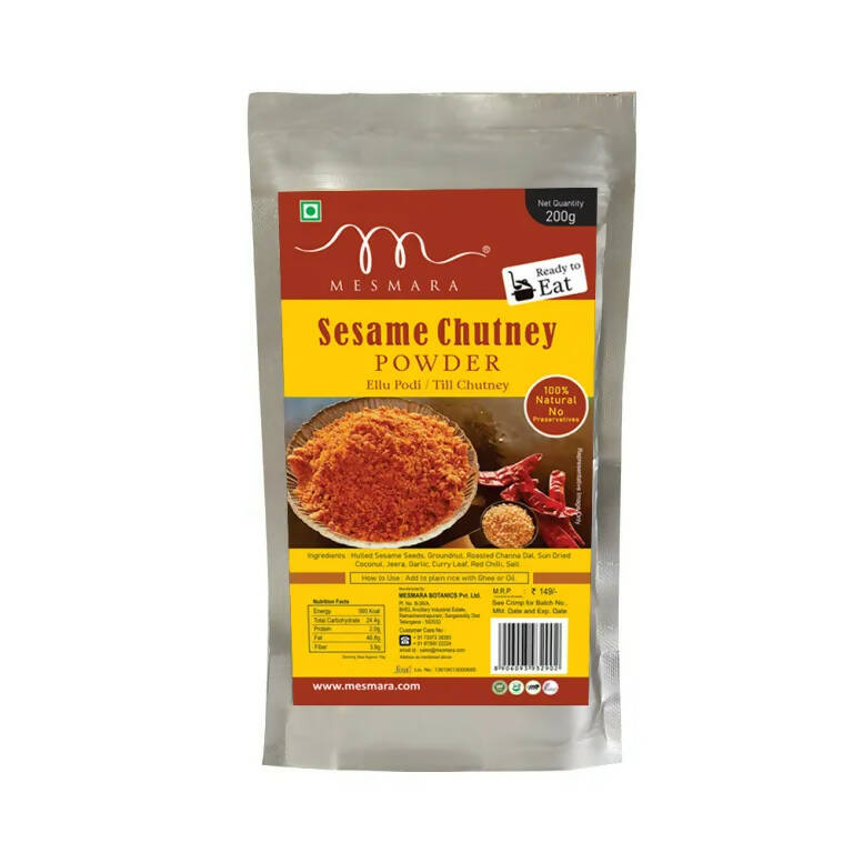 Buy Mesmara Sesame Chutney Powder from DrMediCart, Ship from India to USA