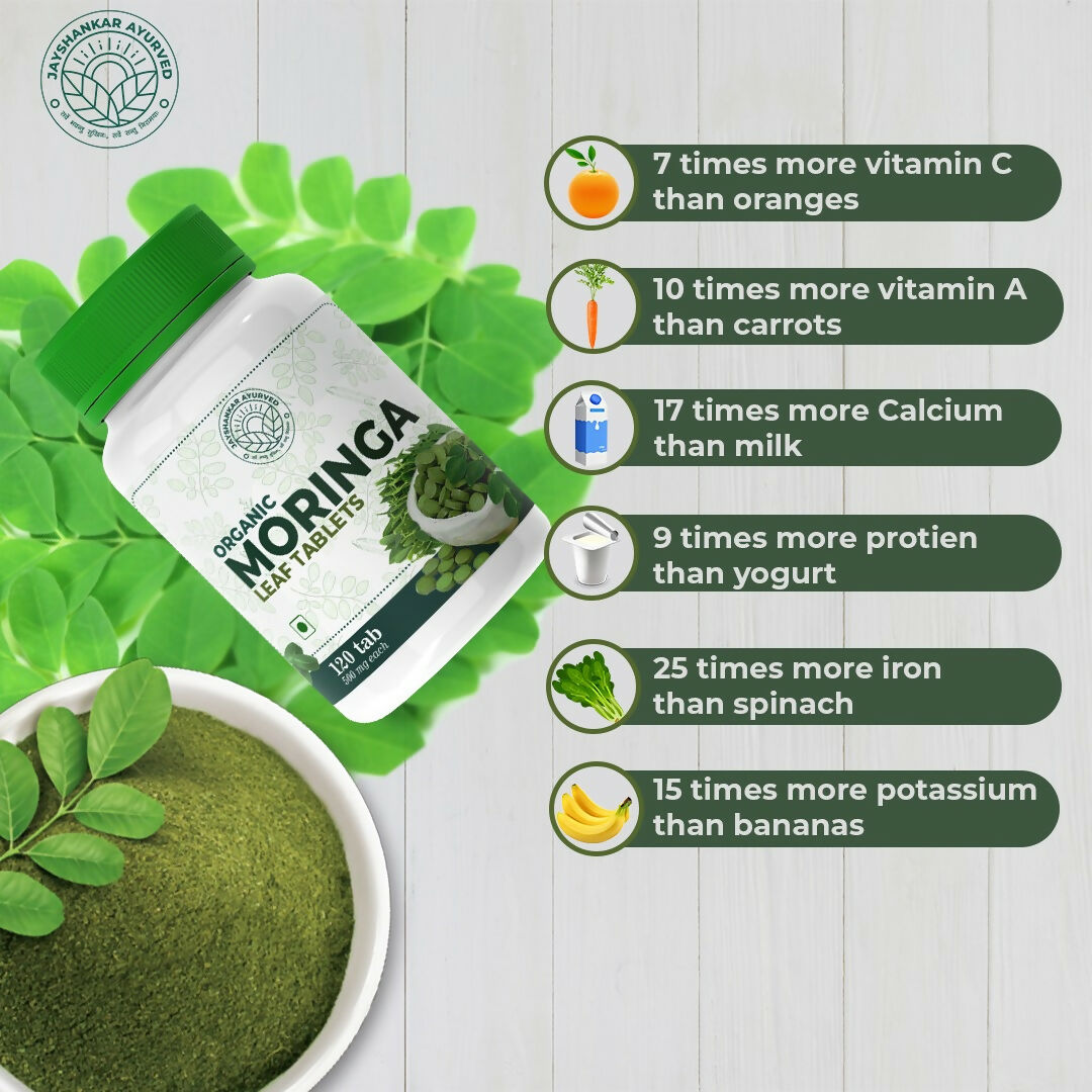 Jayshankar Ayurved Moringa Leaf Tablets