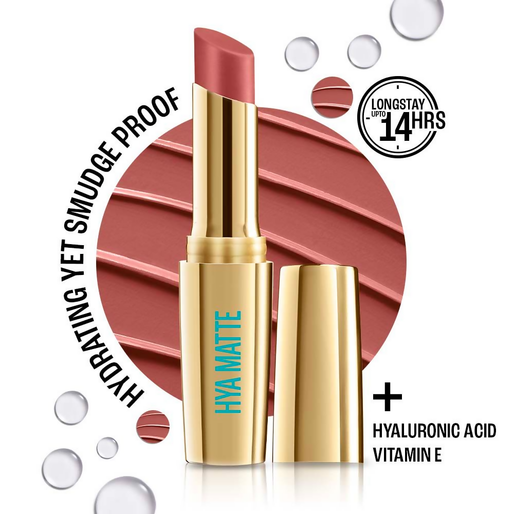 Lakme 9to5 Hya Matte Lipstick - Boss Lady Brown
