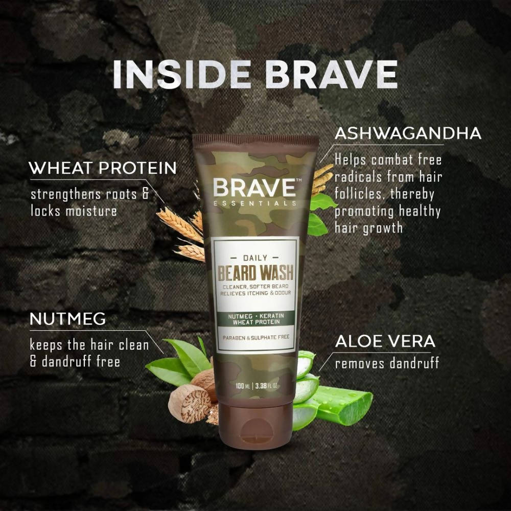 Brave Essentials Daily Beard Wash - DrMediCart