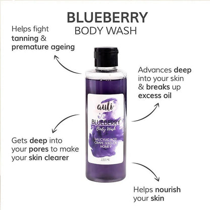 Auli Blueberry Body Wash - DrMediCart