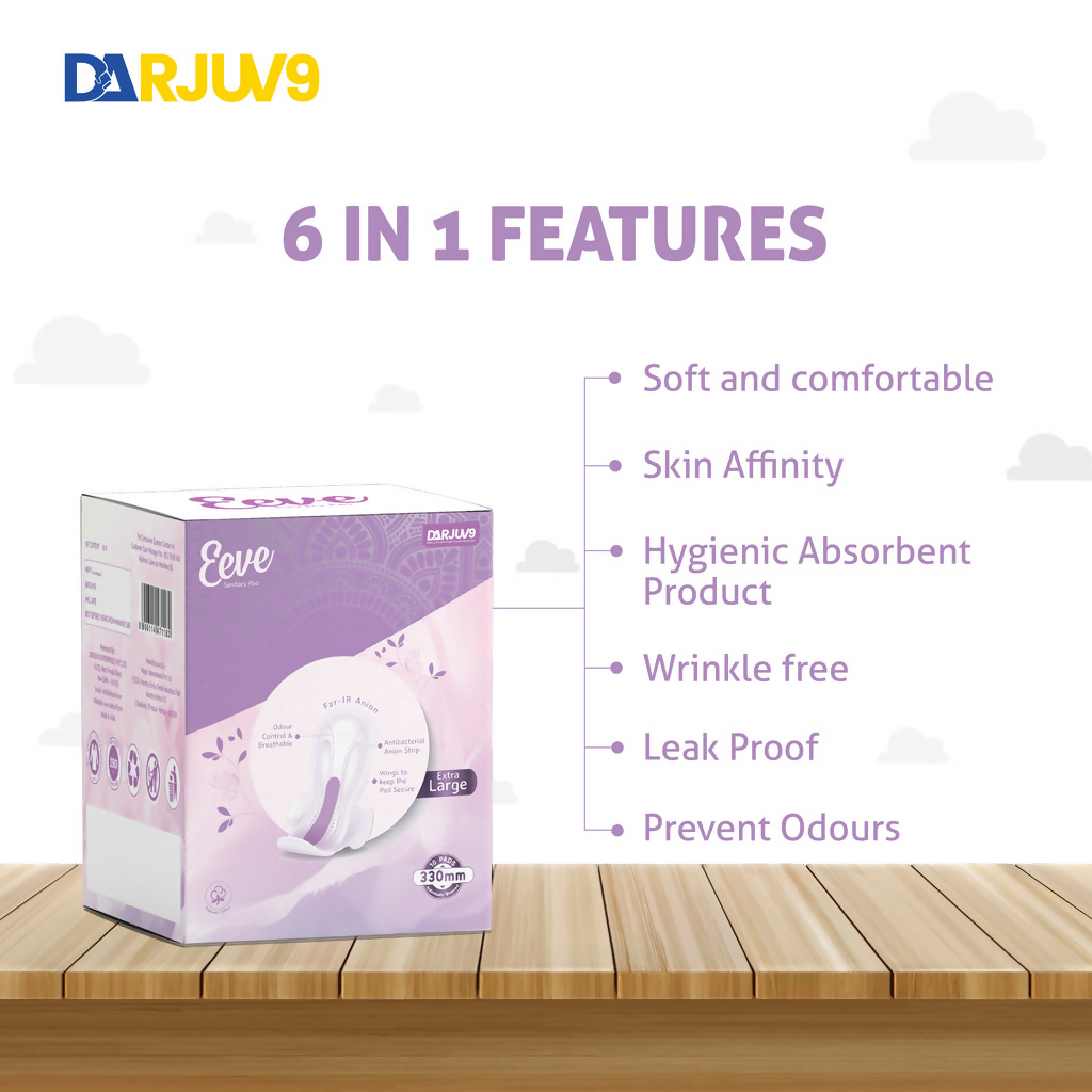 Herbs & Hills Eeve Anion Sanitary Napkin Extra Large
