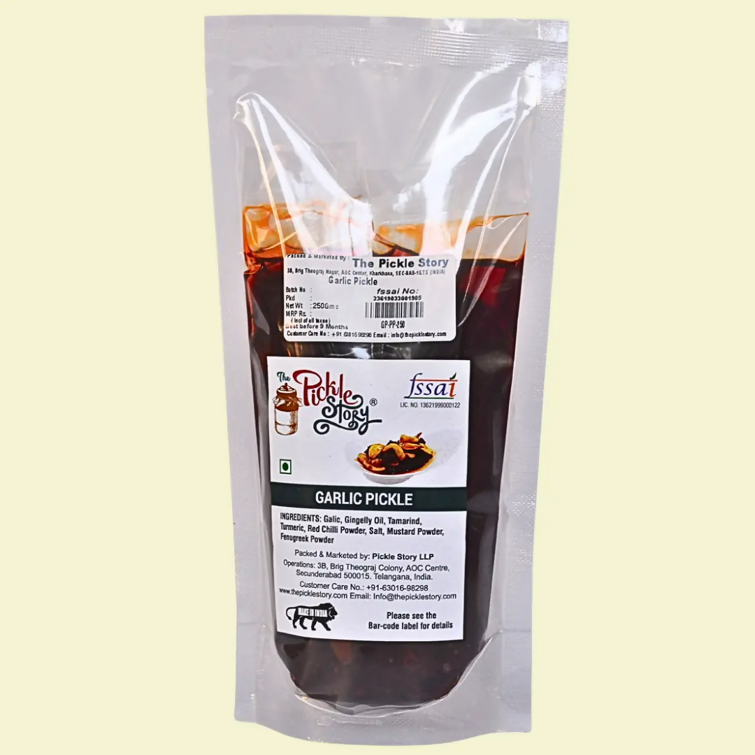 The Pickle Story Garlic Pickle (Lahsun Ka Achar)