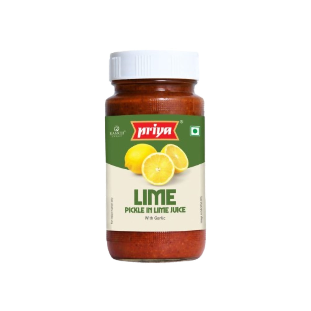Buy Priya Lime Pickle with Garlic from DrMediCart, Ship from India to USA