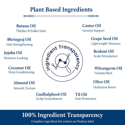 Blue Nectar Batana Hair Oil For Fuller & Thicker Hair