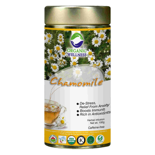 Buy Organic Wellness Blossom Chamomile Tea from DrMediCart, Ship from India to USA