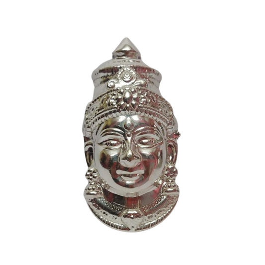 Buy Bhakti Minds Silver Plated Goddess Lakshmi Devi Face/Mukhota