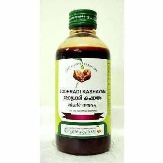 Buy Vaidyaratnam Lodhradi Kashayam from DrMediCart, Ship from India to USA